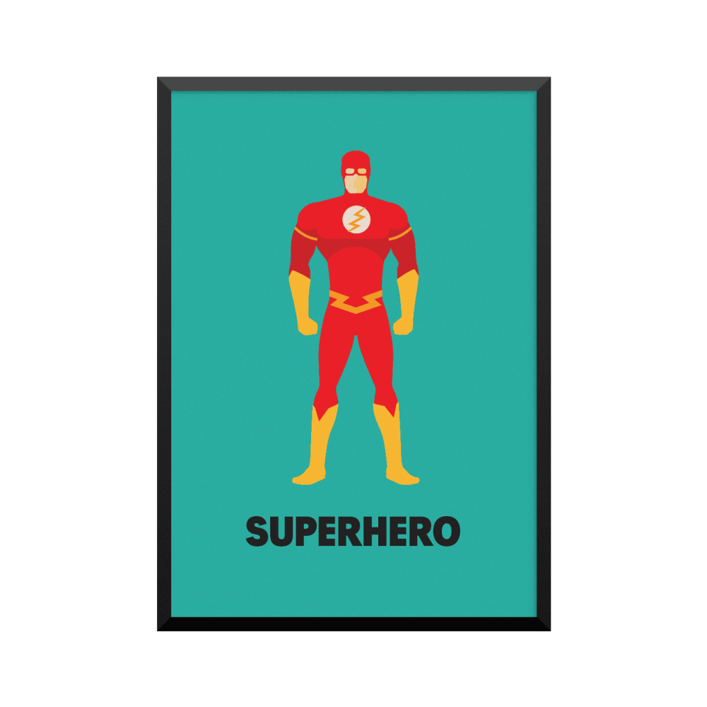 Plakat: 'SUPERHERO', 5