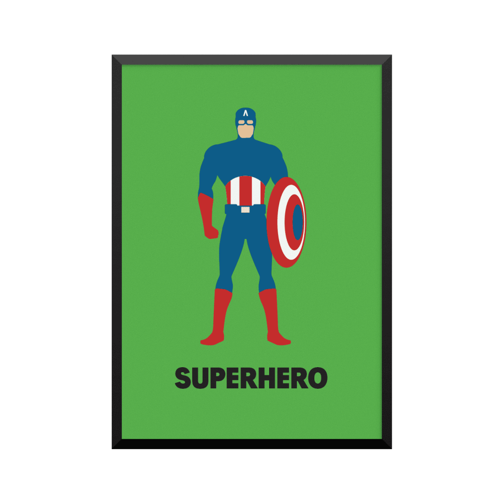 Plakat: 'SUPERHERO', 3