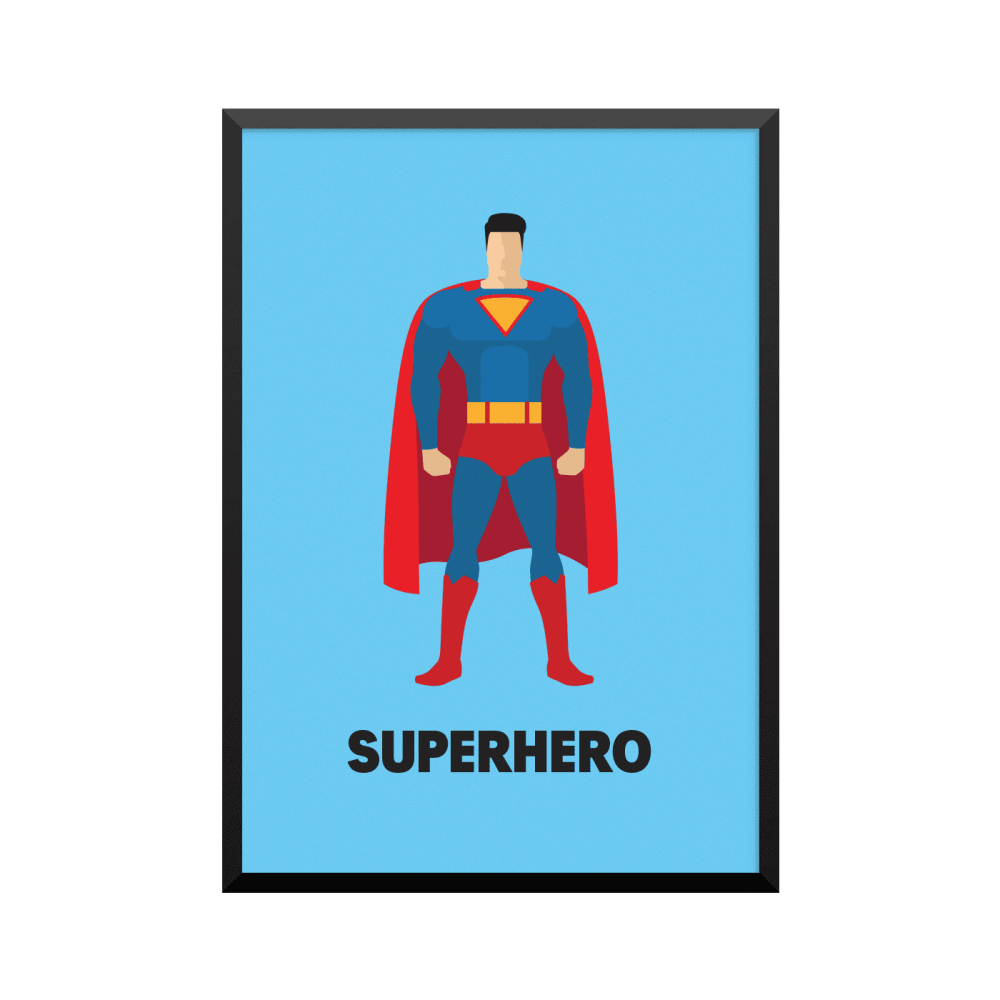 Plakat: 'SUPERHERO', 2