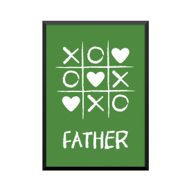 Plakat: Tic Tac Toe, Father