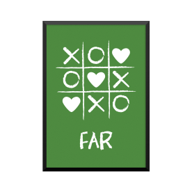 Plakat: Kryds & Bolle, Far