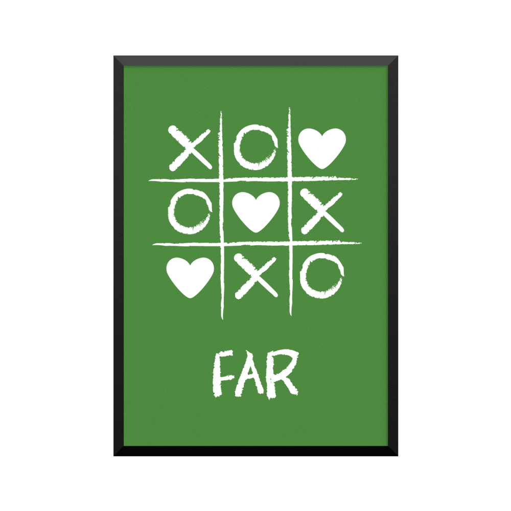 Plakat: Kryds & Bolle, Far
