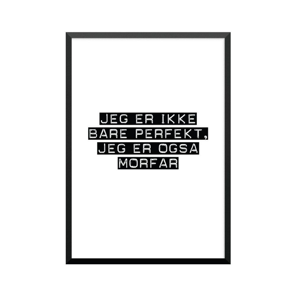 Plakat: Morfar