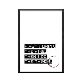 Plakat: 'Things' With Wine...
