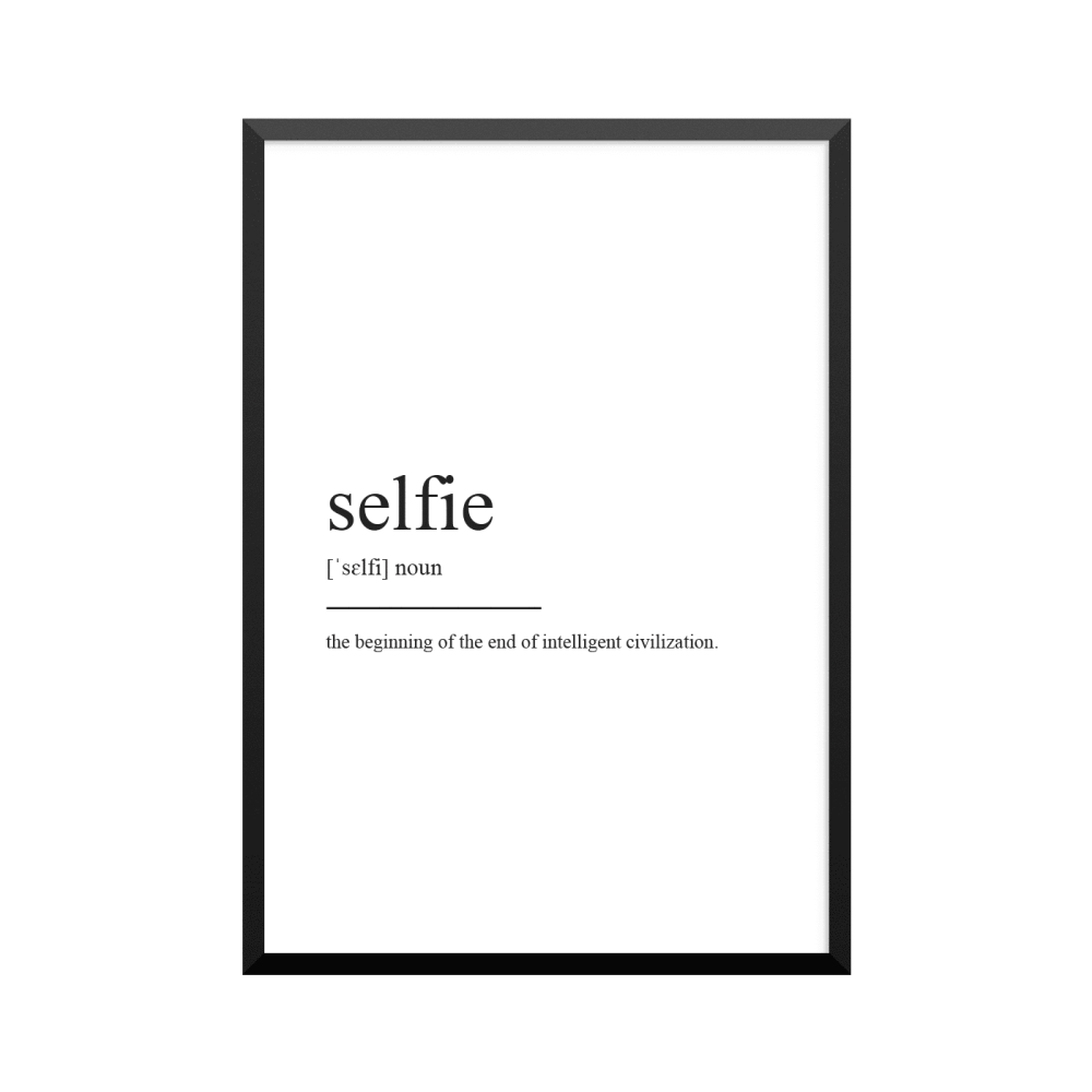 Plakat: Selfie