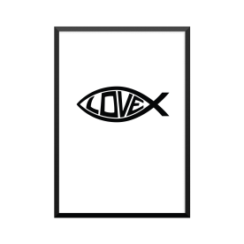 Plakat: Kristent symbol,...