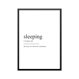 Plakat: Sleeping