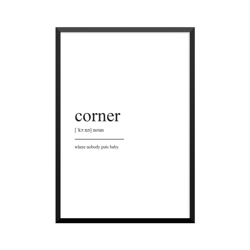 Plakat: Corner
