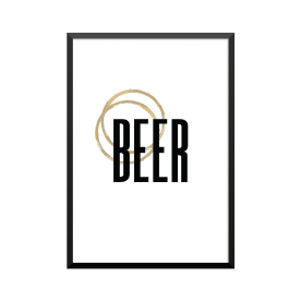 Plakat: Beer With Stain