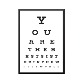 Plakat: Synstavle, Sister