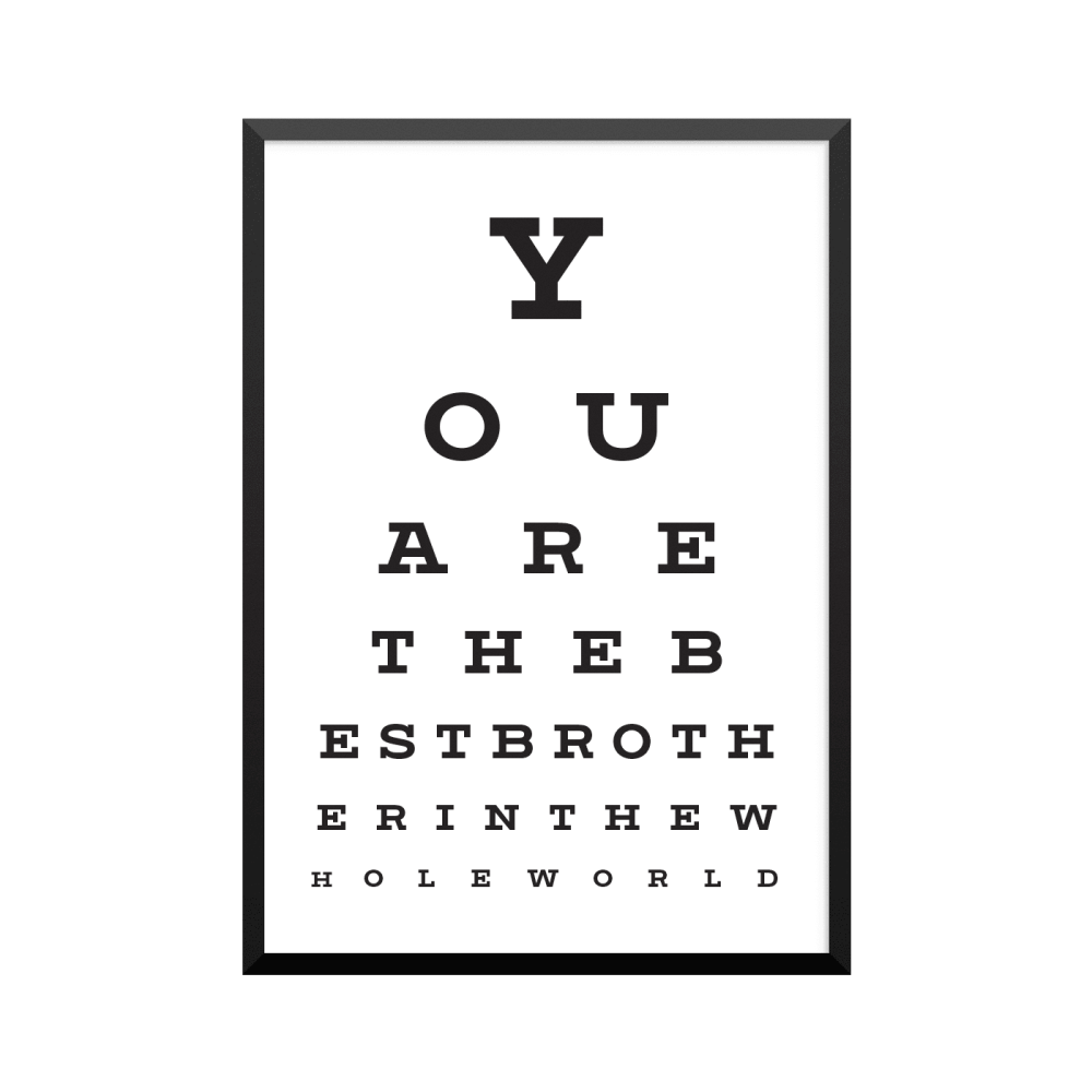 Plakat: Synstavle, Brother