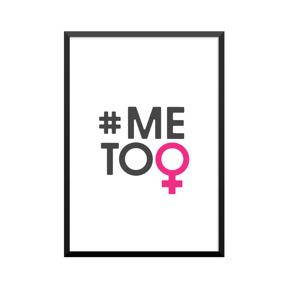 Plakat: MeToo