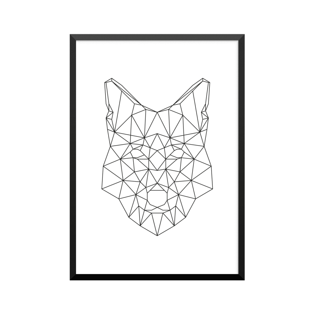 Plakat: Ulv, animal collection