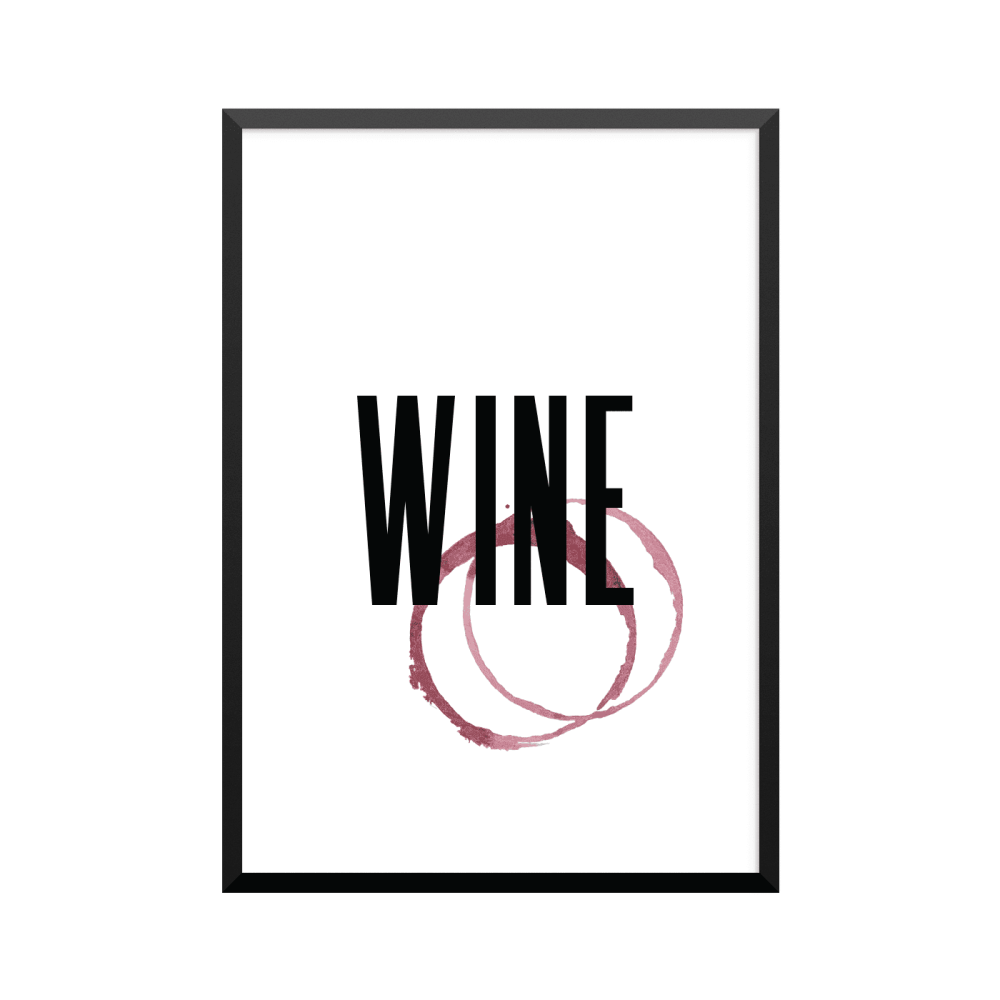 Plakat: Wine With Stain