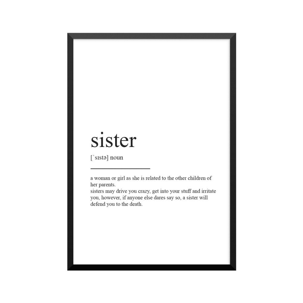Plakat: Sister