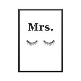 Plakat: Par 'Mrs.' med...
