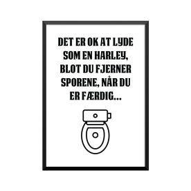 Plakat: Citat 'Det er ok at...