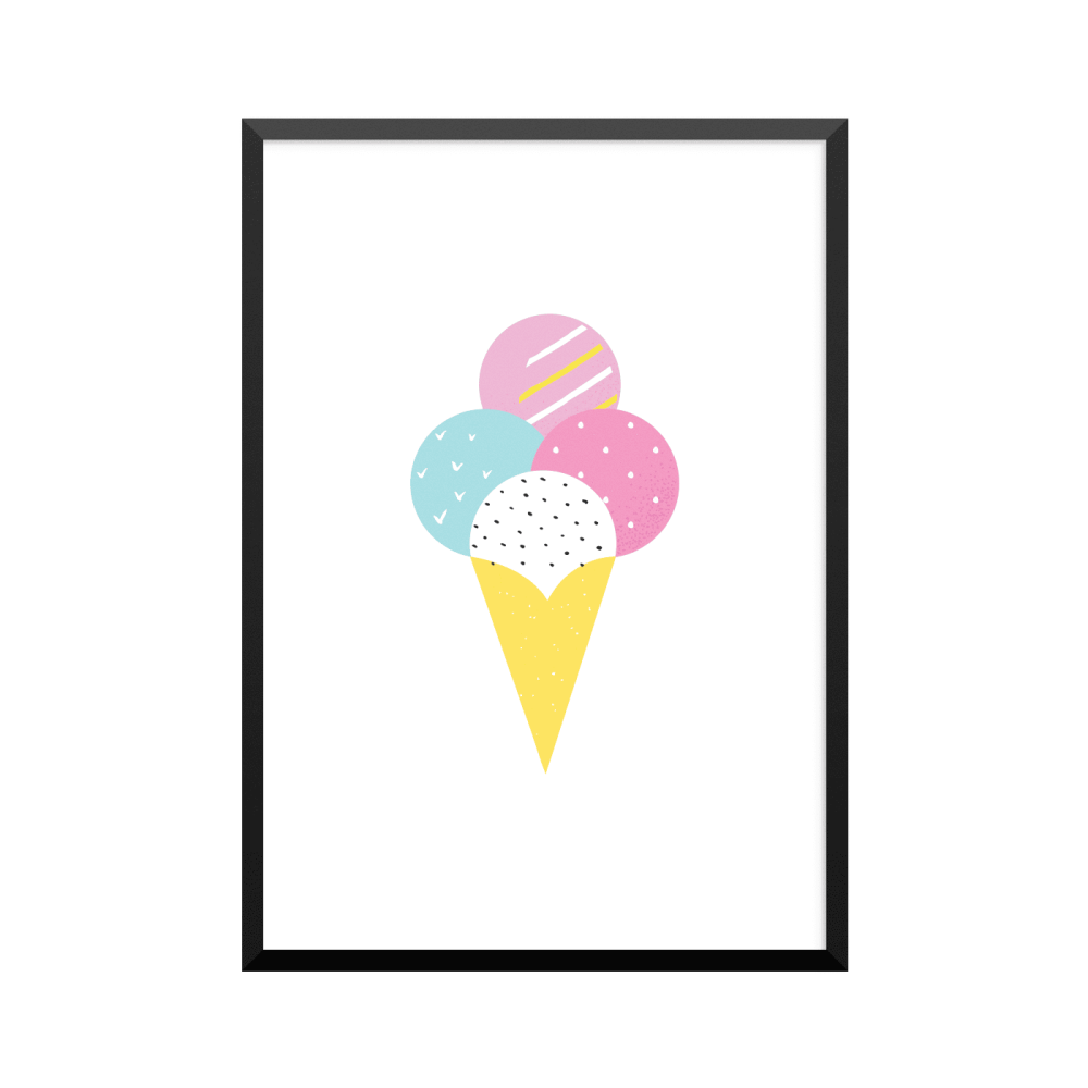 Plakat: Isvaffel