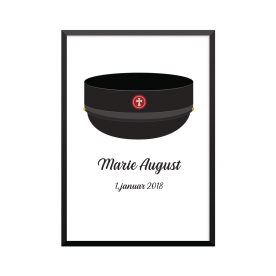 Plakat: Student, Sort