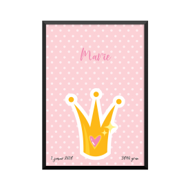 Plakat: Krone, pige,...