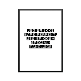 Plakat: Specialtandlæge