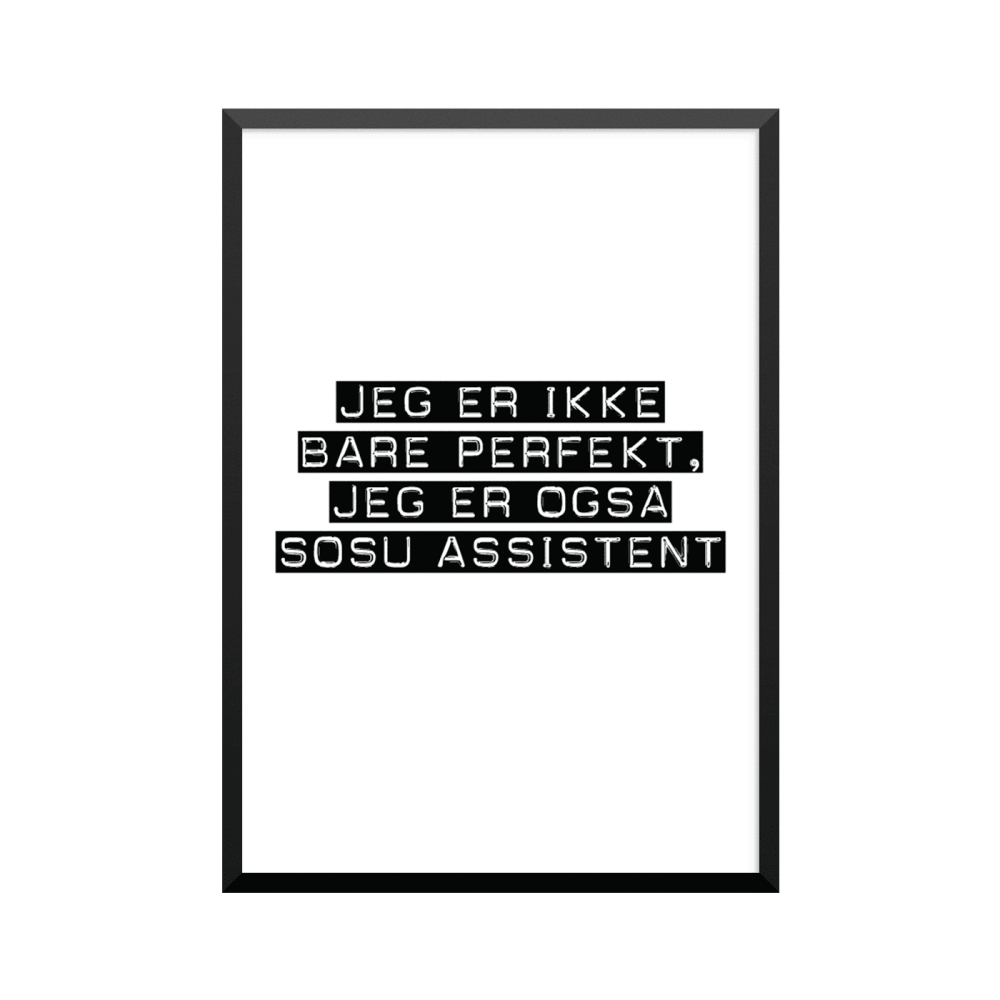 Plakat: SOSU assistent