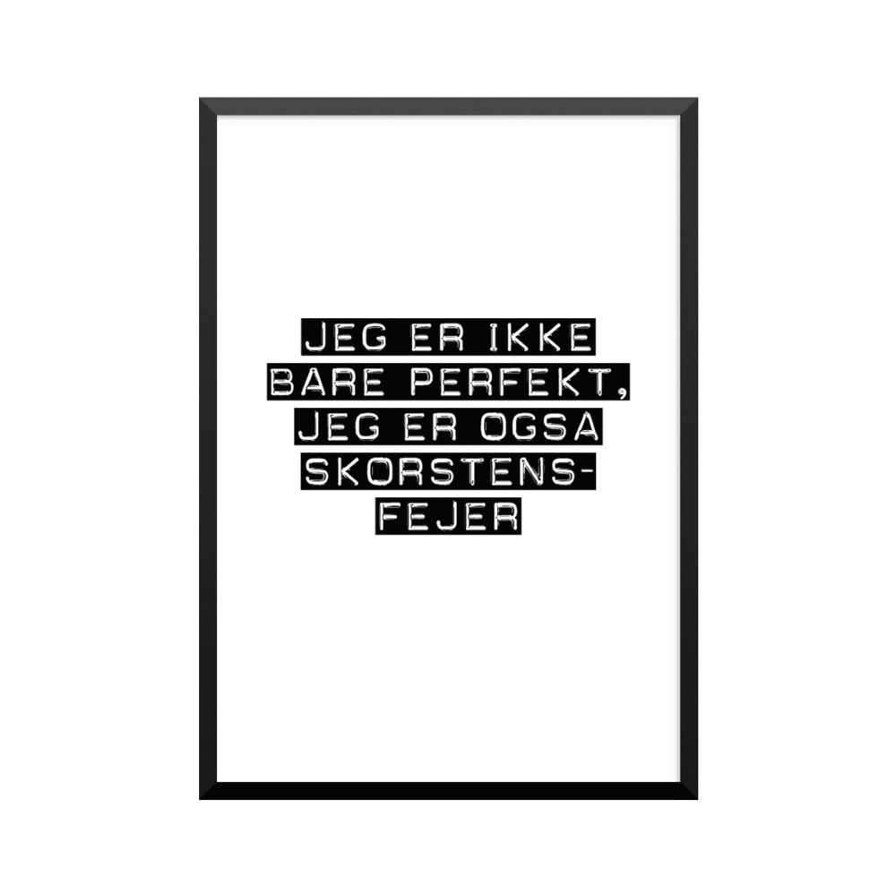 Plakat: Skorstensfejer