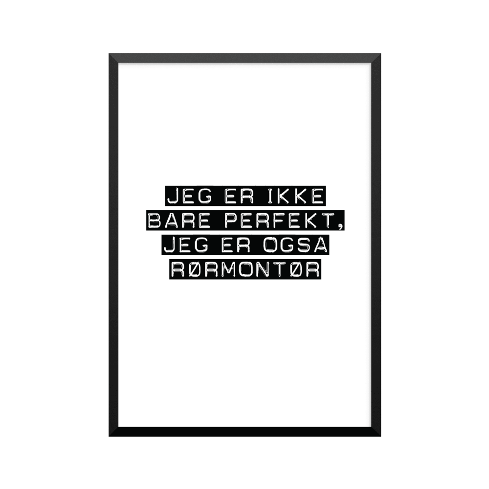 Plakat: Rørmontør