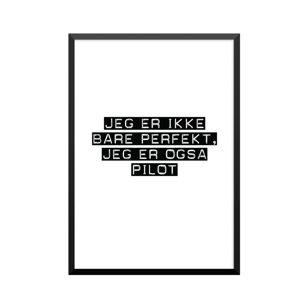 Plakat: Pilot