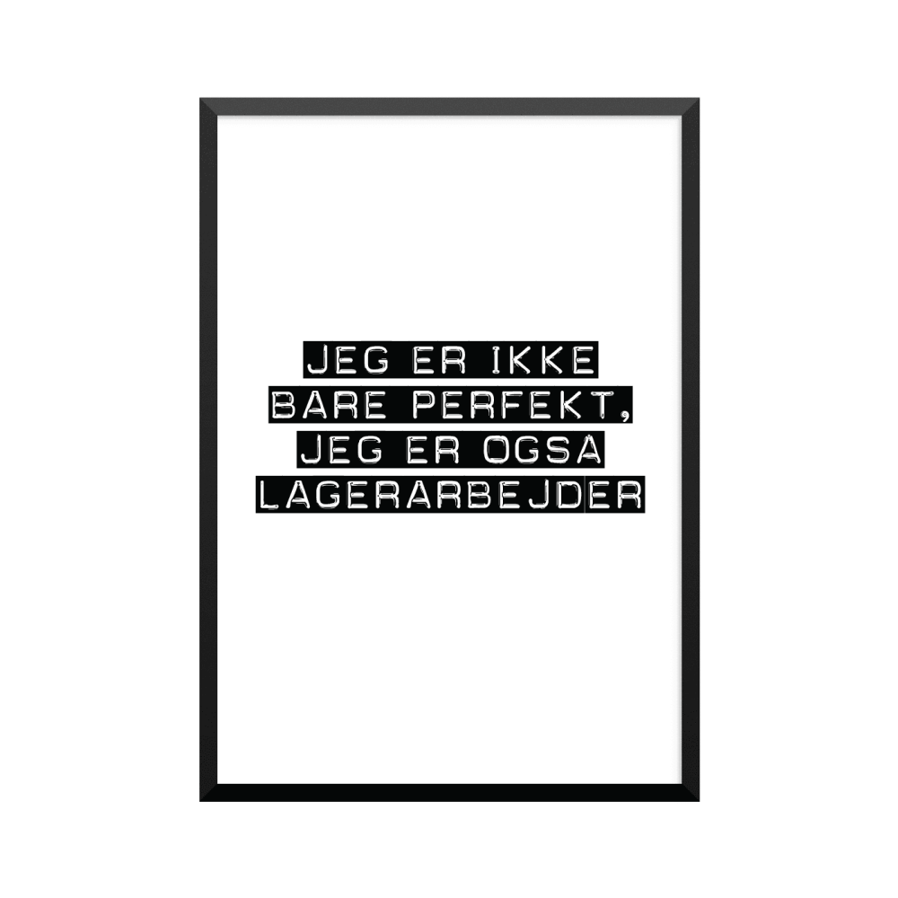 Plakat: Lagerarbejder