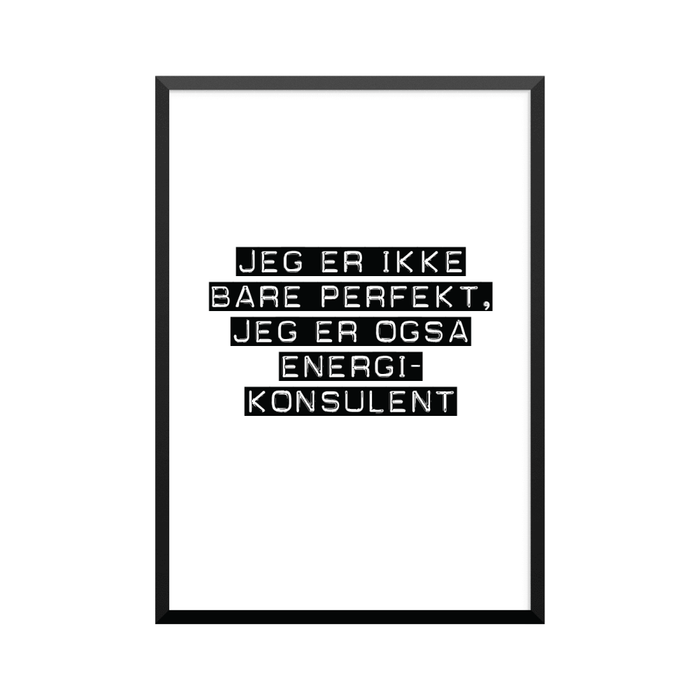 Plakat: Energikonsulent