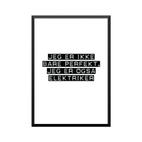Plakat: Elektriker