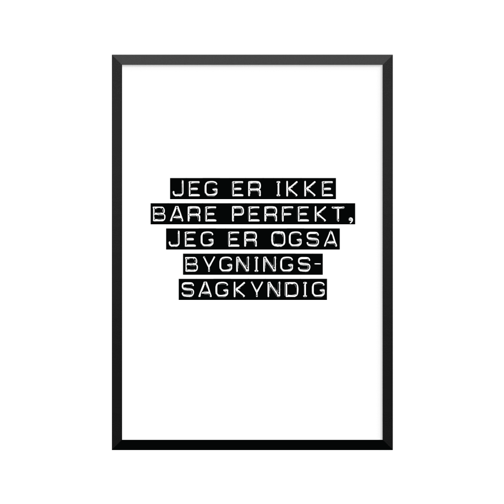 Plakat: Bygningssagkyndig