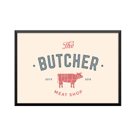 Plakat: 'The Butcher Meat...