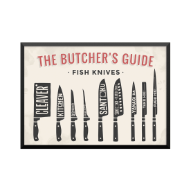 Plakat: Knivoversigt...