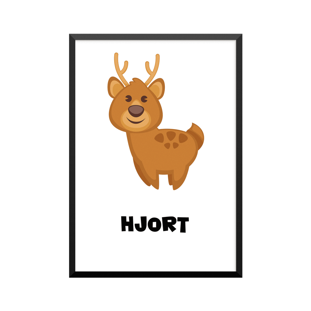 Plakat: Hjort