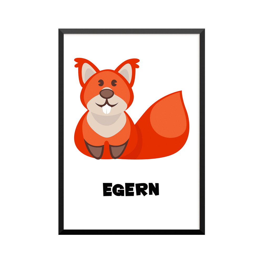 Plakat: Egern