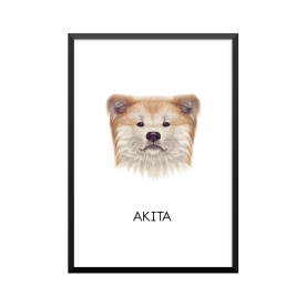 Plakat: Akita
