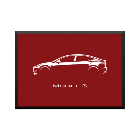 Plakat: Tesla, Model 3