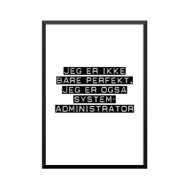 Plakat: Systemadministrator
