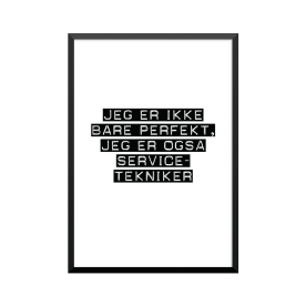 Plakat: Servicetekniker