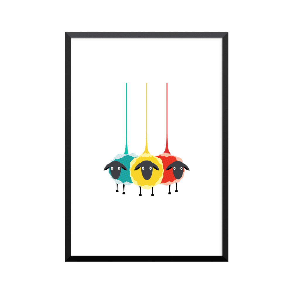 Plakat: Garnfår