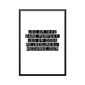 Plakat: Rejsebureaumedarbejder