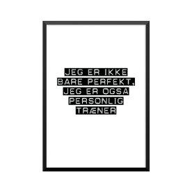 Plakat: Personlig træner