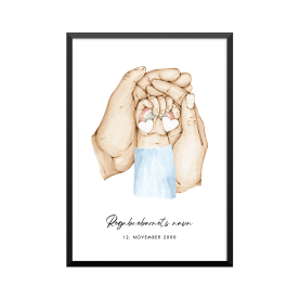 Plakat: Regnbuebarn, dreng,...