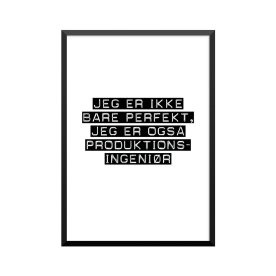 Plakat: Produktionsingeniør