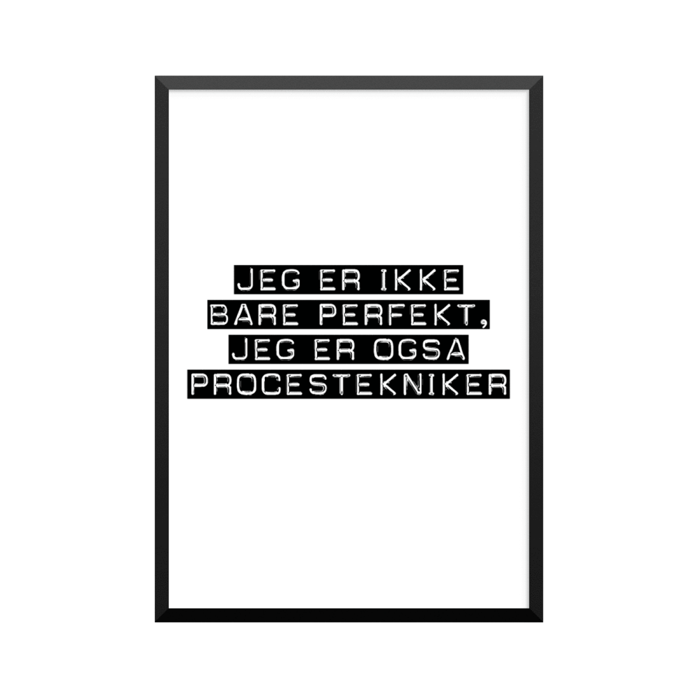 Plakat: Procestekniker