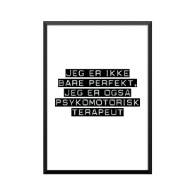 Plakat: Psykomotorisk terapeut