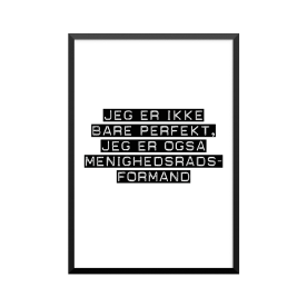 Plakat: Menighedsrådsformand