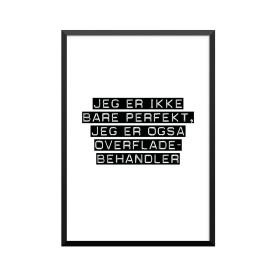 Plakat: Overfladebehandler